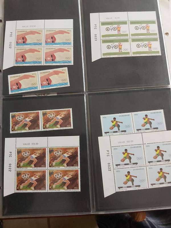 RSA CONTROL BLOCKS AND MINT SHEETS