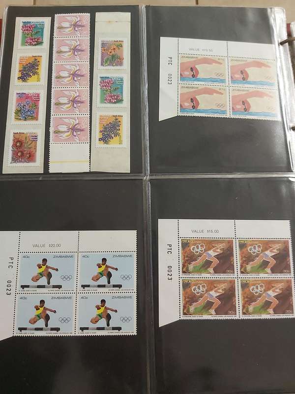 RSA CONTROL BLOCKS AND MINT SHEETS