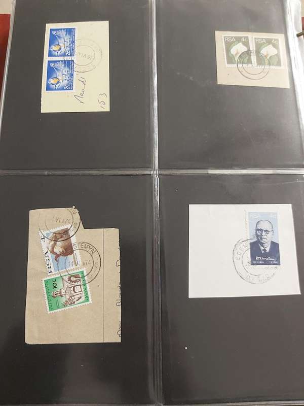 RSA STAMPS WITH SOME VERY GOOD POSTMARKS