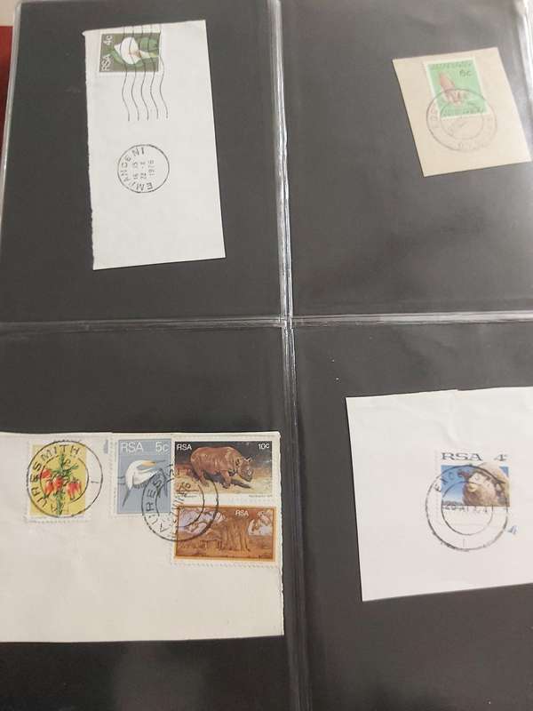 RSA STAMPS WITH SOME VERY GOOD POSTMARKS
