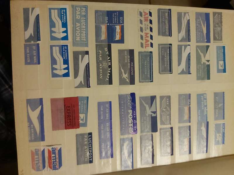 RSA AIRMAIL LABELS