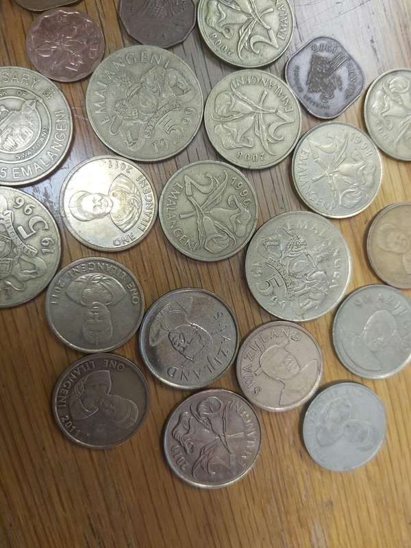 SWAZILAND BRONZE AND COPPER COINS