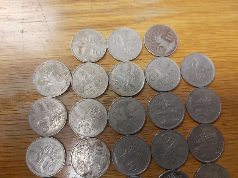 ZIMBABWE 10C COINS