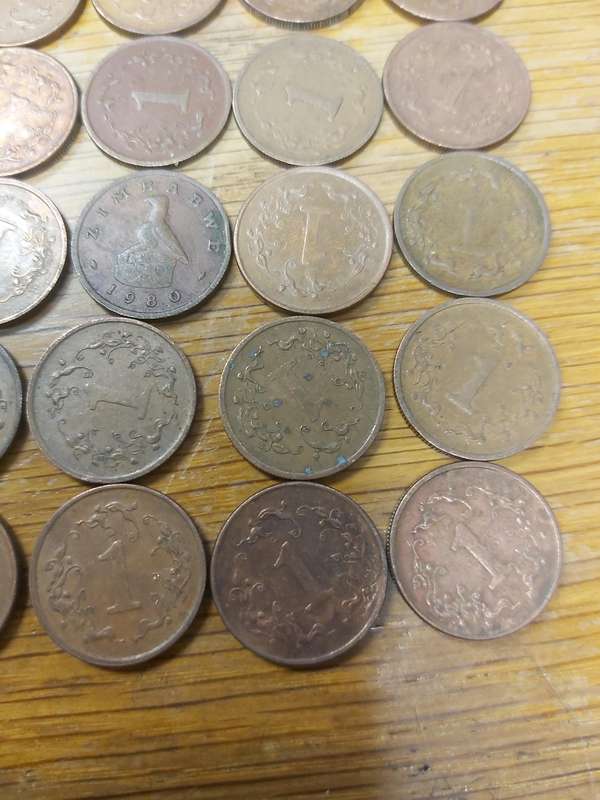 ZIMBABWE 1C COINS