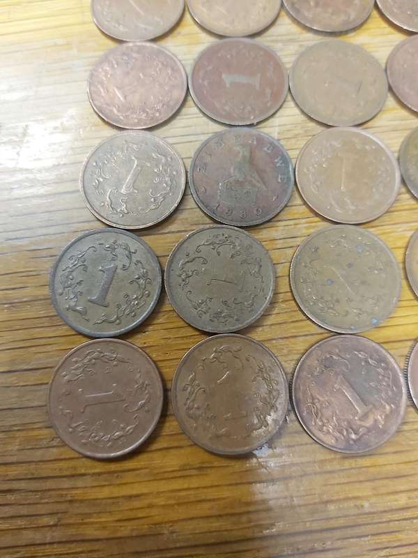 ZIMBABWE 1C COINS