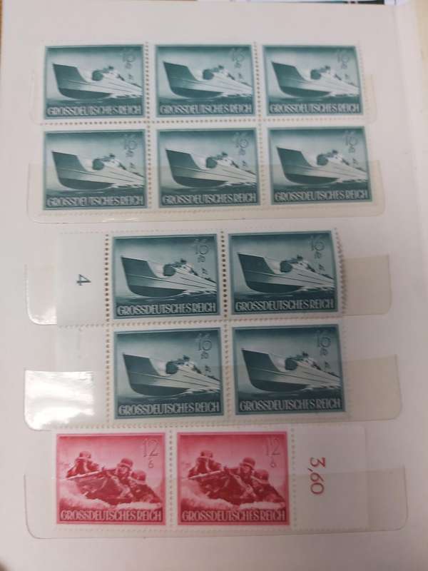 DEUTCHES REICH ANS SAAR STAMPS