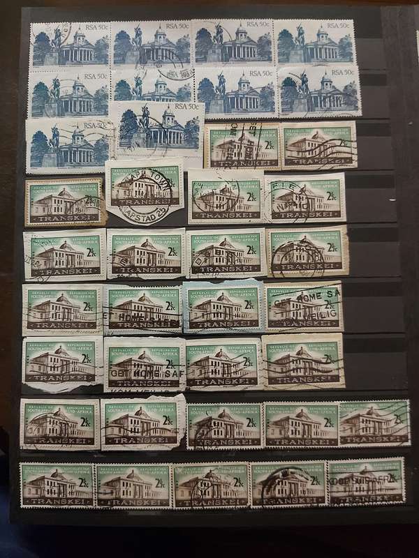 RSA STAMPS WITH SOME VERY GOOD POSTMARKS
