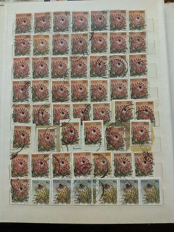 RSA STAMPS WITH SOME VERY GOOD POSTMARKS