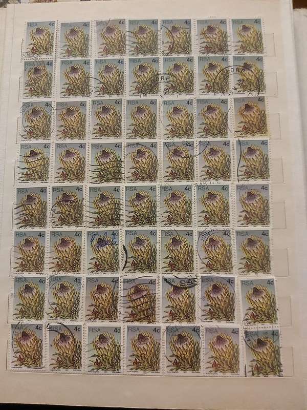 RSA STAMPS WITH SOME VERY GOOD POSTMARKS
