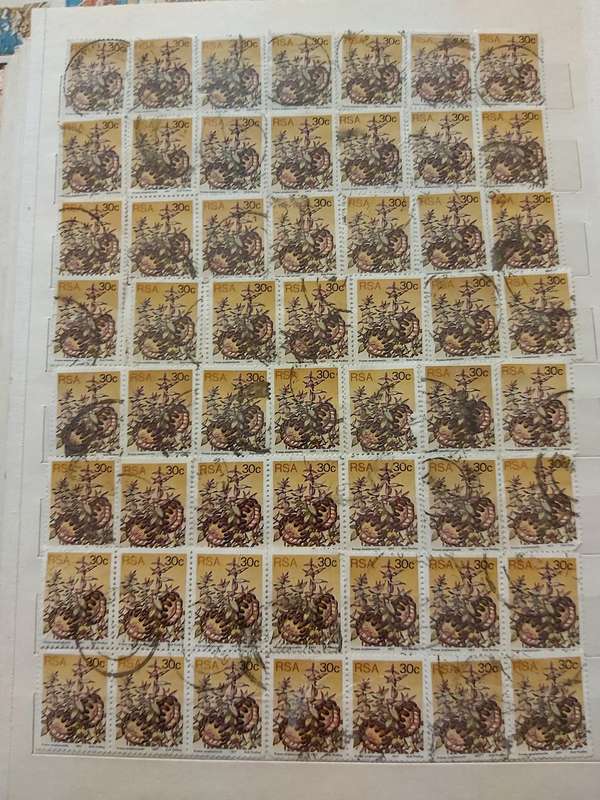 RSA STAMPS WITH SOME VERY GOOD POSTMARKS