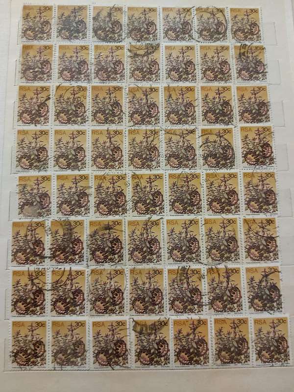 RSA STAMPS WITH SOME VERY GOOD POSTMARKS