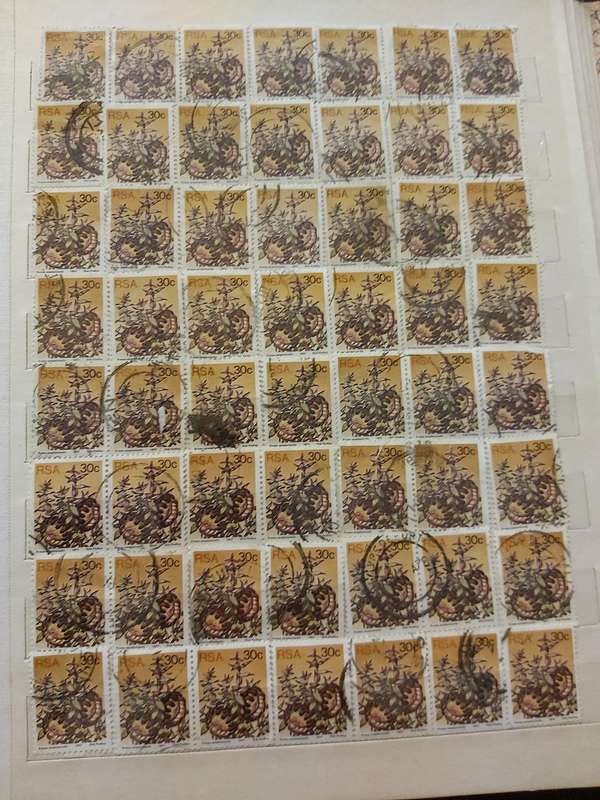 RSA STAMPS WITH SOME VERY GOOD POSTMARKS