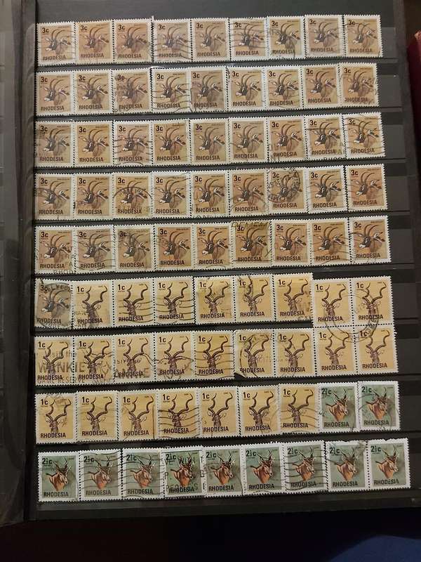 RHODESIA STAMPS BOTH MINT AND USED