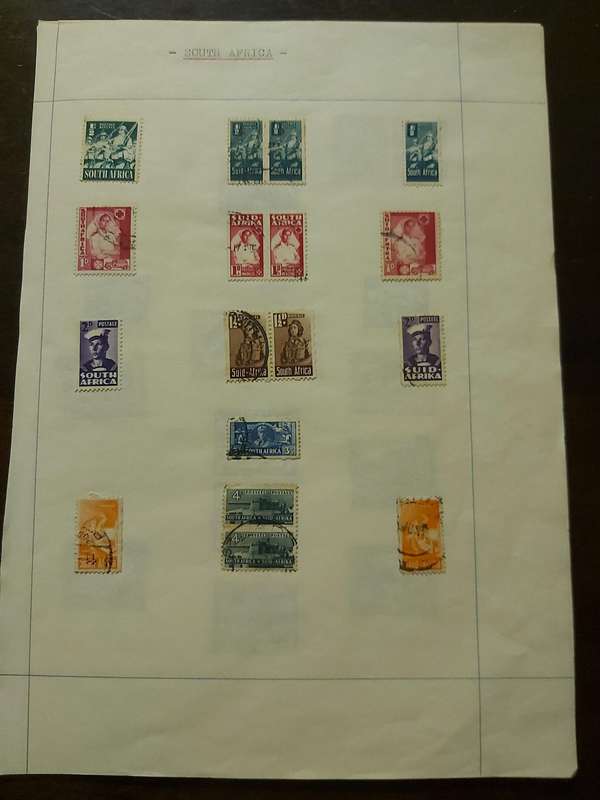 UNION STAMPS ON PAGES