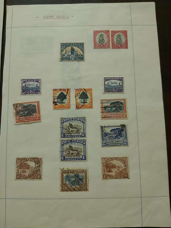 UNION STAMPS ON PAGES