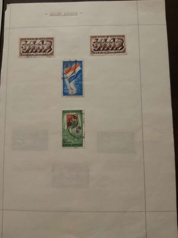 UNION STAMPS ON PAGES