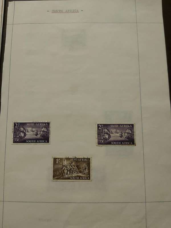UNION STAMPS ON PAGES