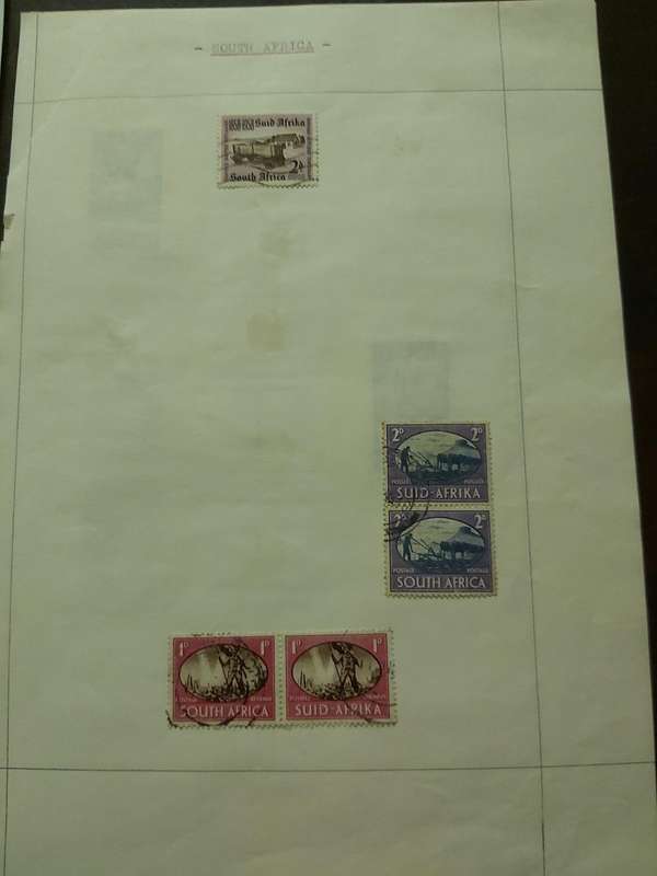 UNION STAMPS ON PAGES