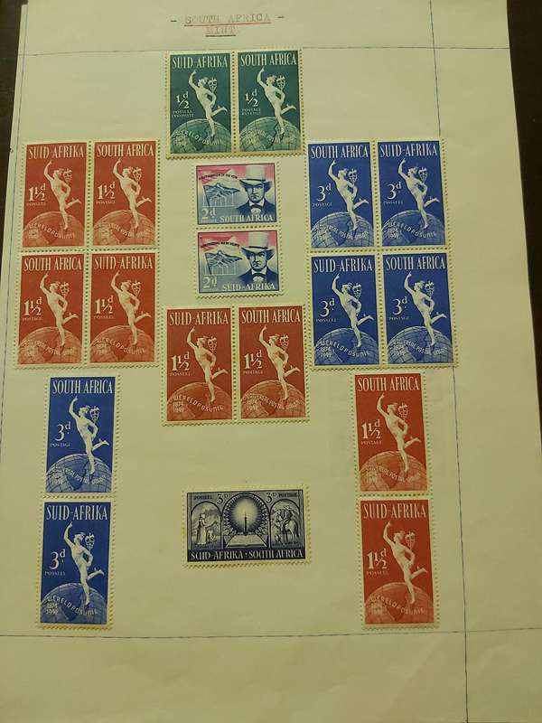 UNION STAMPS ON PAGES