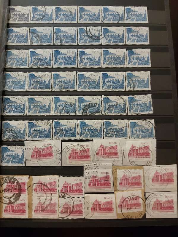 RSA STAMPS WITH SOME VERY GOOD POSTMARKS