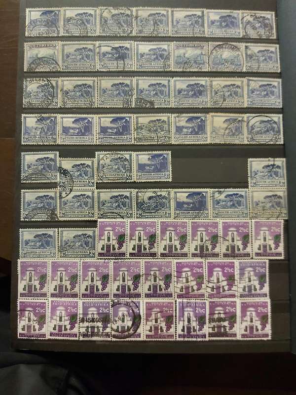 RSA STAMPS WITH SOME VERY GOOD POSTMARKS
