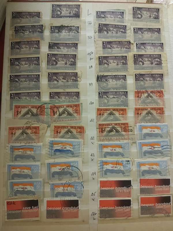 RSA STAMPS WITH SOME VERY GOOD POSTMARKS
