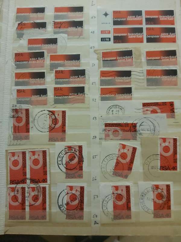 RSA STAMPS WITH SOME VERY GOOD POSTMARKS