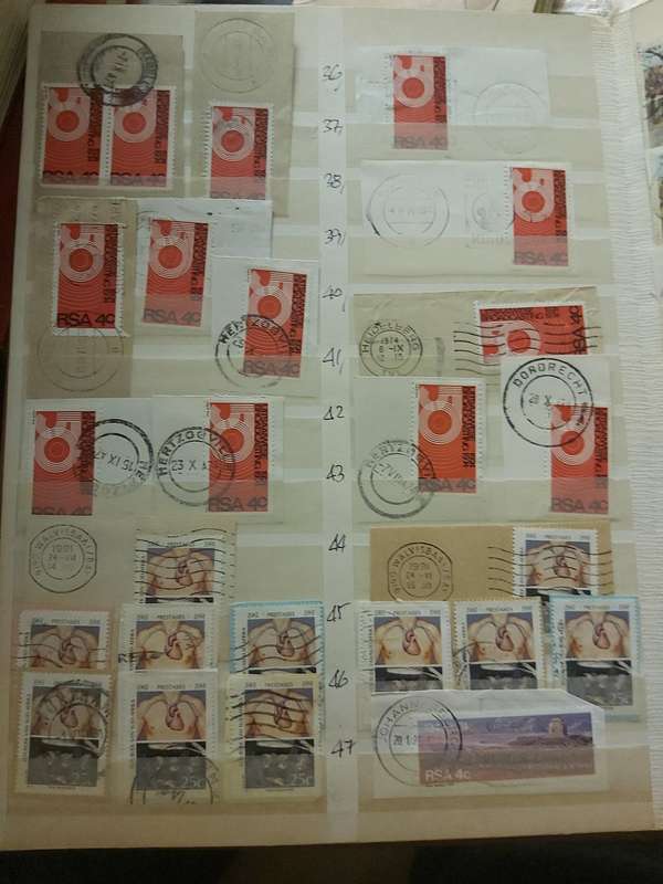 RSA STAMPS WITH SOME VERY GOOD POSTMARKS