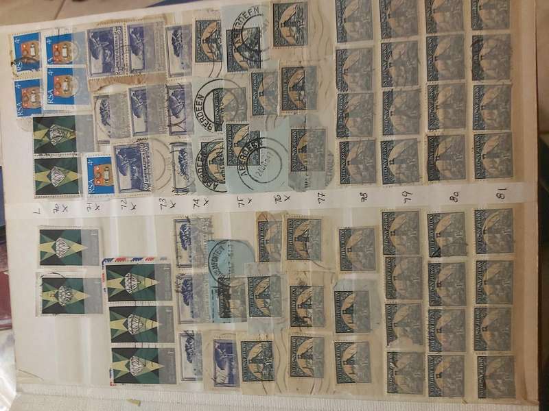 RSA STAMPS WITH SOME VERY GOOD POSTMARKS