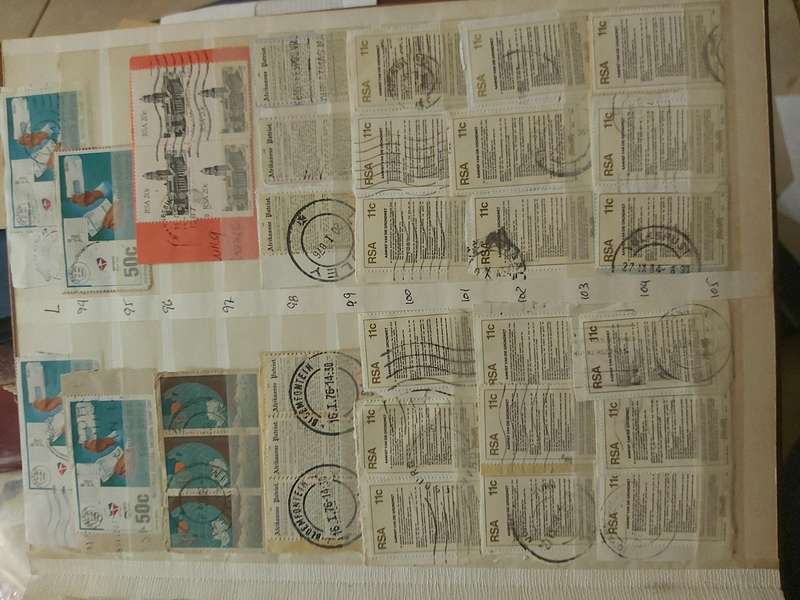 RSA STAMPS WITH SOME VERY GOOD POSTMARKS