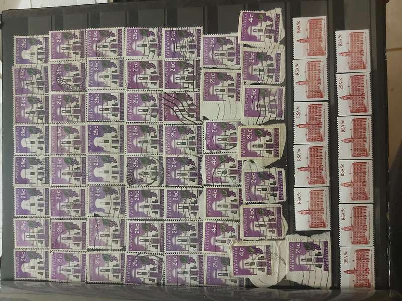 RSA STAMPS WITH SOME VERY GOOD POSTMARKS