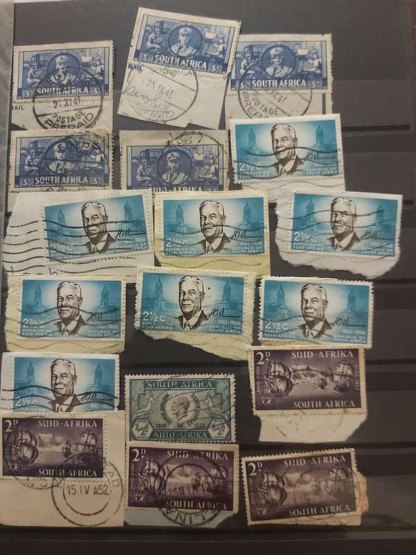 RSA STAMPS WITH SOME VERY GOOD POSTMARKS