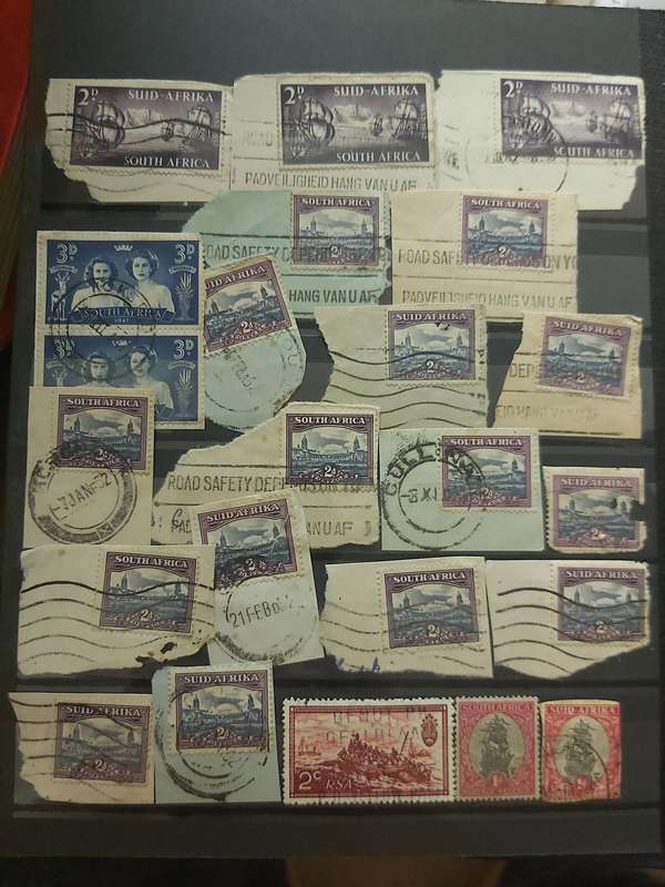 RSA STAMPS WITH SOME VERY GOOD POSTMARKS