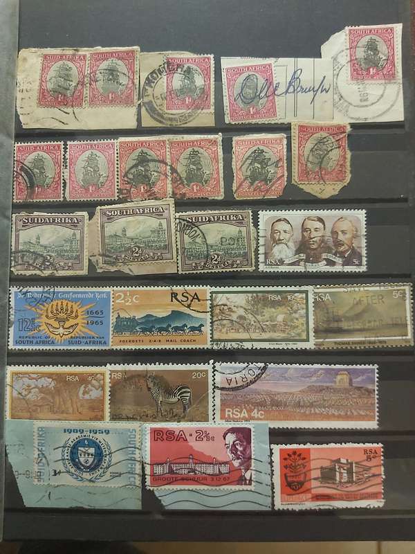 RSA STAMPS WITH SOME VERY GOOD POSTMARKS