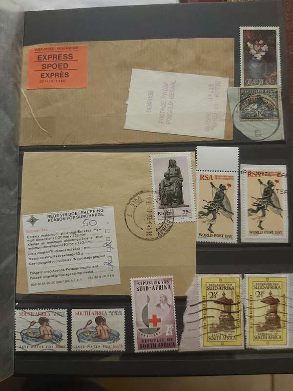 RSA STAMPS WITH SOME VERY GOOD POSTMARKS
