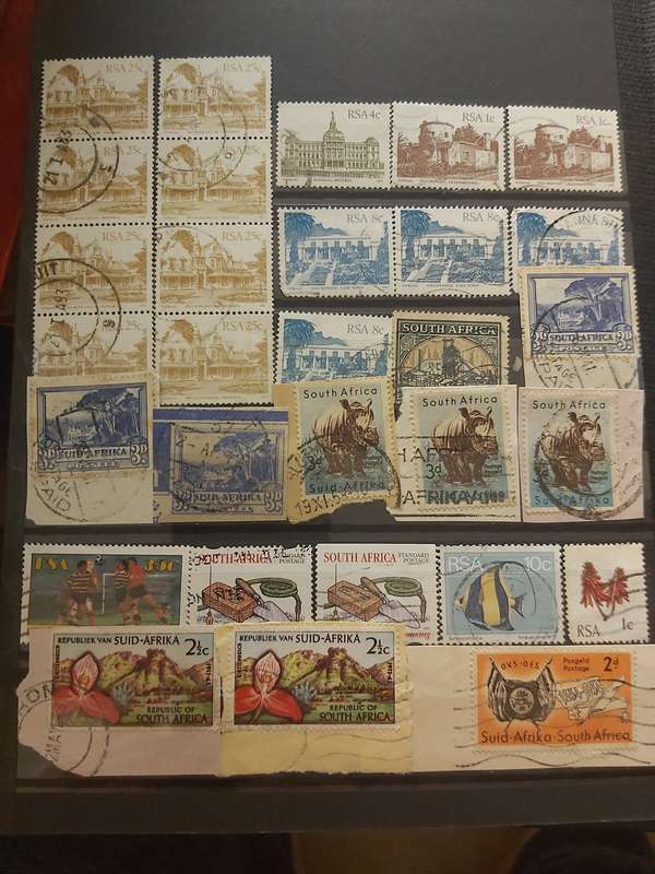 RSA STAMPS WITH SOME VERY GOOD POSTMARKS