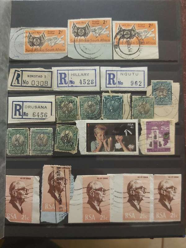 RSA STAMPS WITH SOME VERY GOOD POSTMARKS