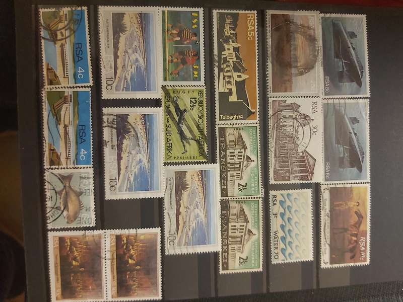RSA STAMPS WITH SOME VERY GOOD POSTMARKS