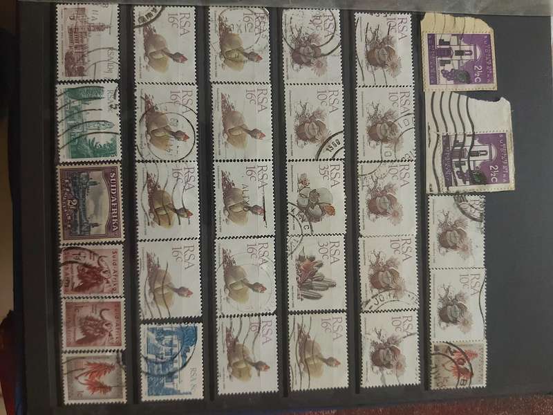 RSA STAMPS WITH SOME VERY GOOD POSTMARKS