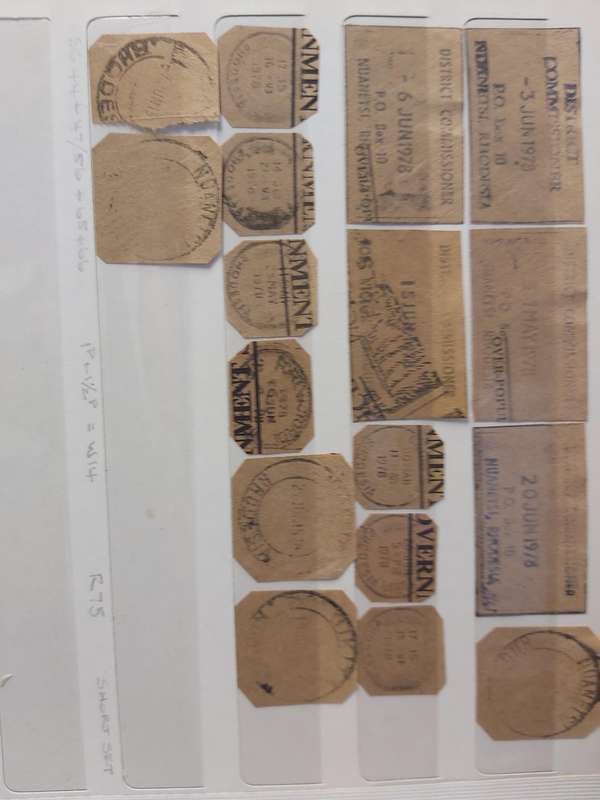 RHODESIA CANCELLATIONS