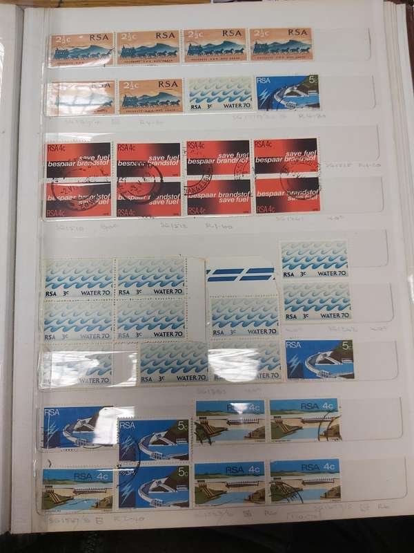 UNION PIARS AND STAMPS BOTH MINT AND USED