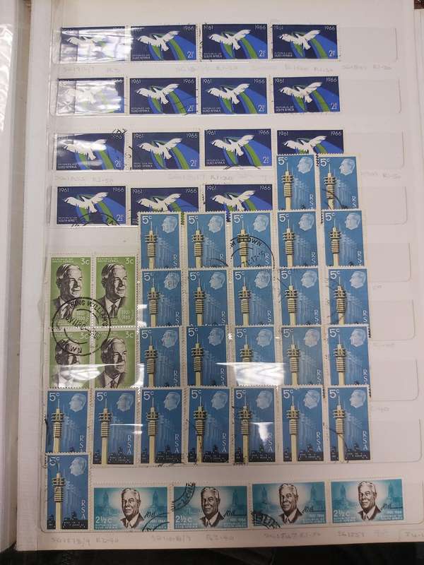 RSA STAMPS WITH SOME VERY GOOD POSTMARKS