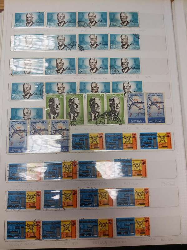 RSA STAMPS WITH SOME VERY GOOD POSTMARKS