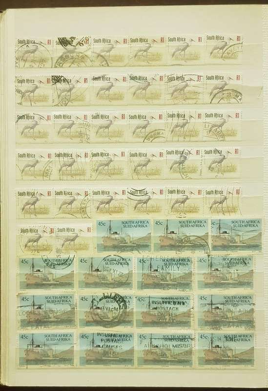RSA STAMPS WITH SOME VERY GOOD POSTMARKS