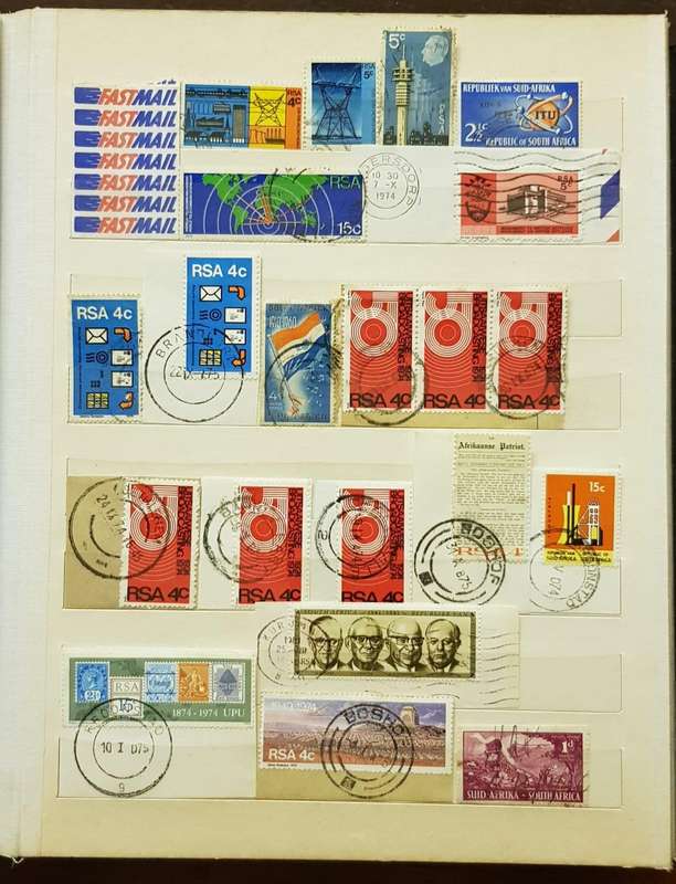 RSA STAMPS WITH SOME VERY GOOD POSTMARKS