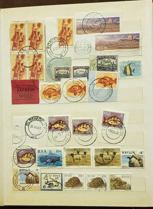RSA STAMPS WITH SOME VERY GOOD POSTMARKS