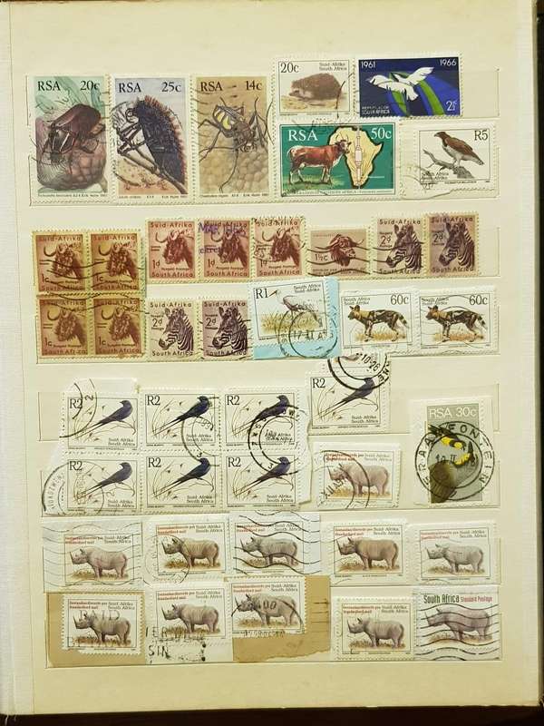 RSA STAMPS WITH SOME VERY GOOD POSTMARKS