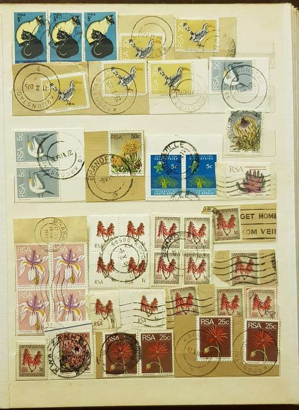 RSA STAMPS WITH SOME VERY GOOD POSTMARKS