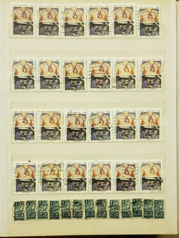 RSA STAMPS WITH SOME VERY GOOD POSTMARKS