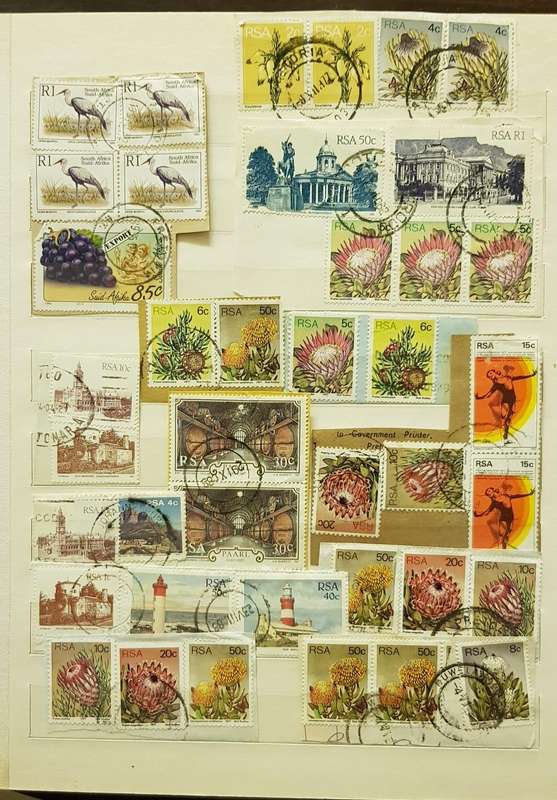 RSA STAMPS WITH SOME VERY GOOD POSTMARKS